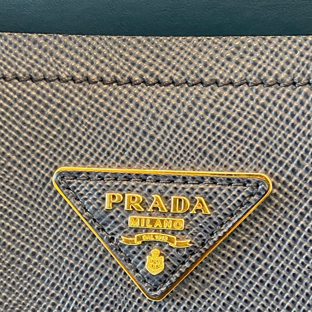 PRADA Navy Blue Saffiano leather bag - Picture 4 of 14